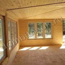 Веранда недорого с панорамными окнами