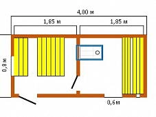 №1 Комфорт модель 4х2,3