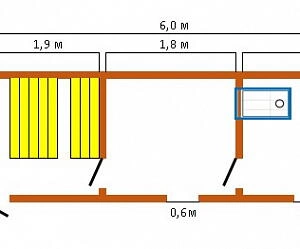 №4 Комфорт модель 6х2,3