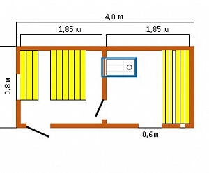 №1 Стандарт модель 4х2,3